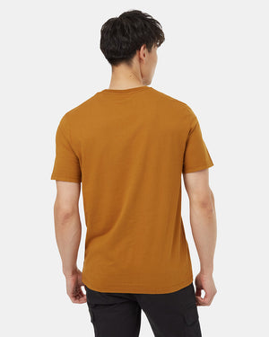 Brown-Mens-Organic-Cotton-Graphic-Tee