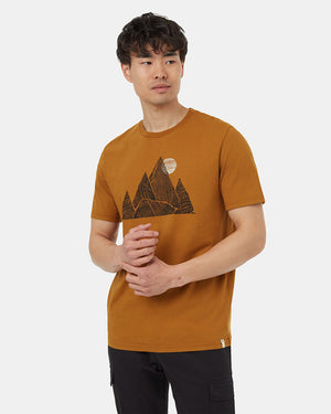 Brown-Mens-Organic-Cotton-Graphic-Tee