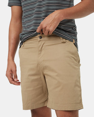 Brown-Mens-Organic-Cotton-Twill-Shorts