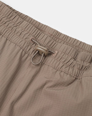 Brown-Mid-Rise-Full-Length-Tapered-Water-Repellent-Pants