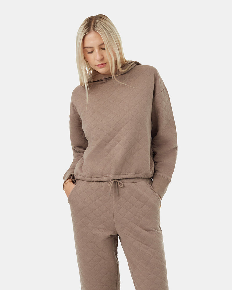 Brown-Organic-Cotton-Quilted-Relaxed-Hoodie
