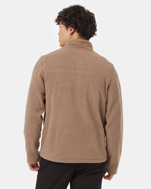 Brown-Recycled-Polyester-Collared-12Zip-Sweater