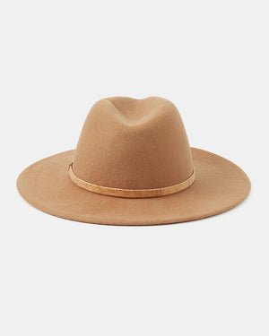 Brown-Recycled-Wool-Fedora