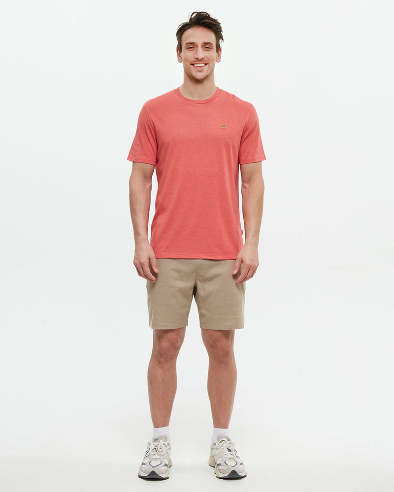 Brown-Regular-Fit-Pull-on-Short