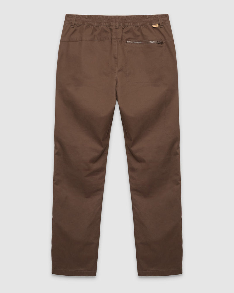 Brown-Regular-Mid-Rise-Straight-TechBlend-Pant