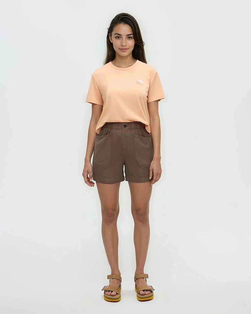 Brown-Tencel-Relaxed-High-Rise-Pull-on-Short