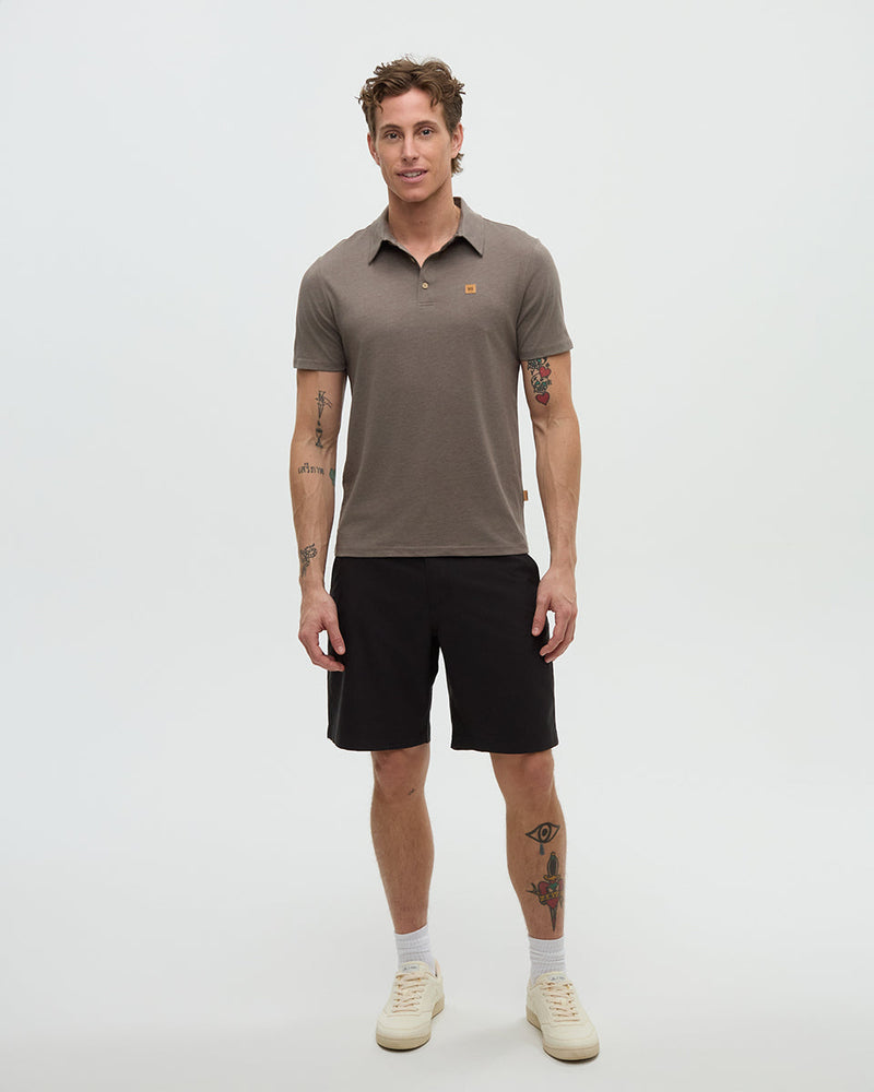 Brown-Treeblend-Regular-Fit-Polo