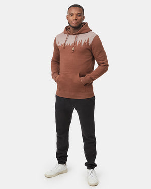 Brown-Treelinen-Graphic-Pullover