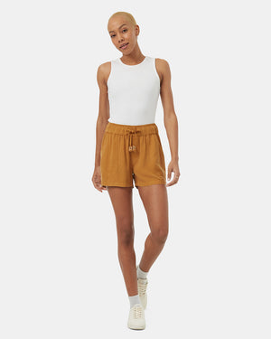 Brown-Womens-Casual-Summer-Shorts