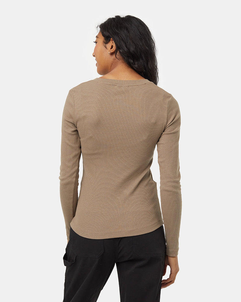 Brown-Womens-Crewneck-Shirt
