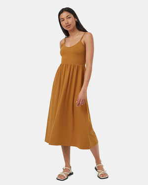 Brown-Womens-Eco-Friendly-Tank-Dress