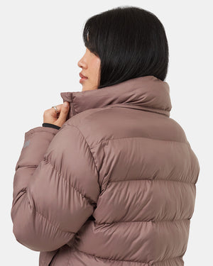 Brown-Womens-LongPufferJacket