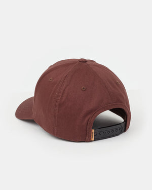 Burgundy-Adjustable-Cork-Baseball-Cap