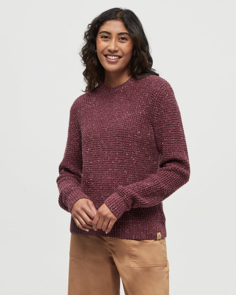 Burgundy-Highline-Nep-Crew-Sweater