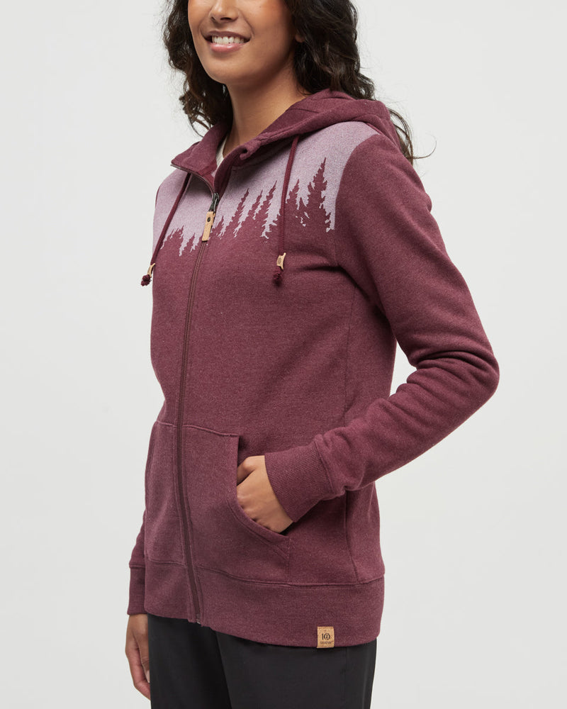 Burgundy-Regular-Fit-Longsleeve-Zip-Hoodie