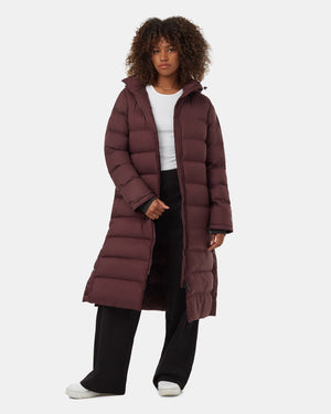 Burgundy-Women_s-Long-Puffer-Jacket