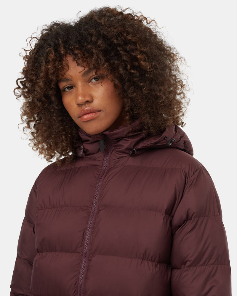 Burgundy-Women_s-Long-Puffer-Jacket