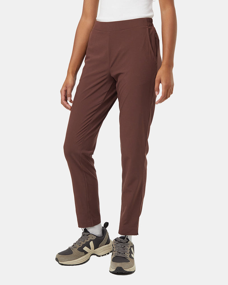 Burgundy-Womens-Repreve-Lightweight-Trouser