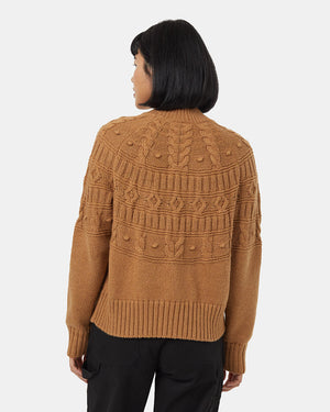 Camel-Eco-Friendly-Mock-Neck-Knit-Sweater