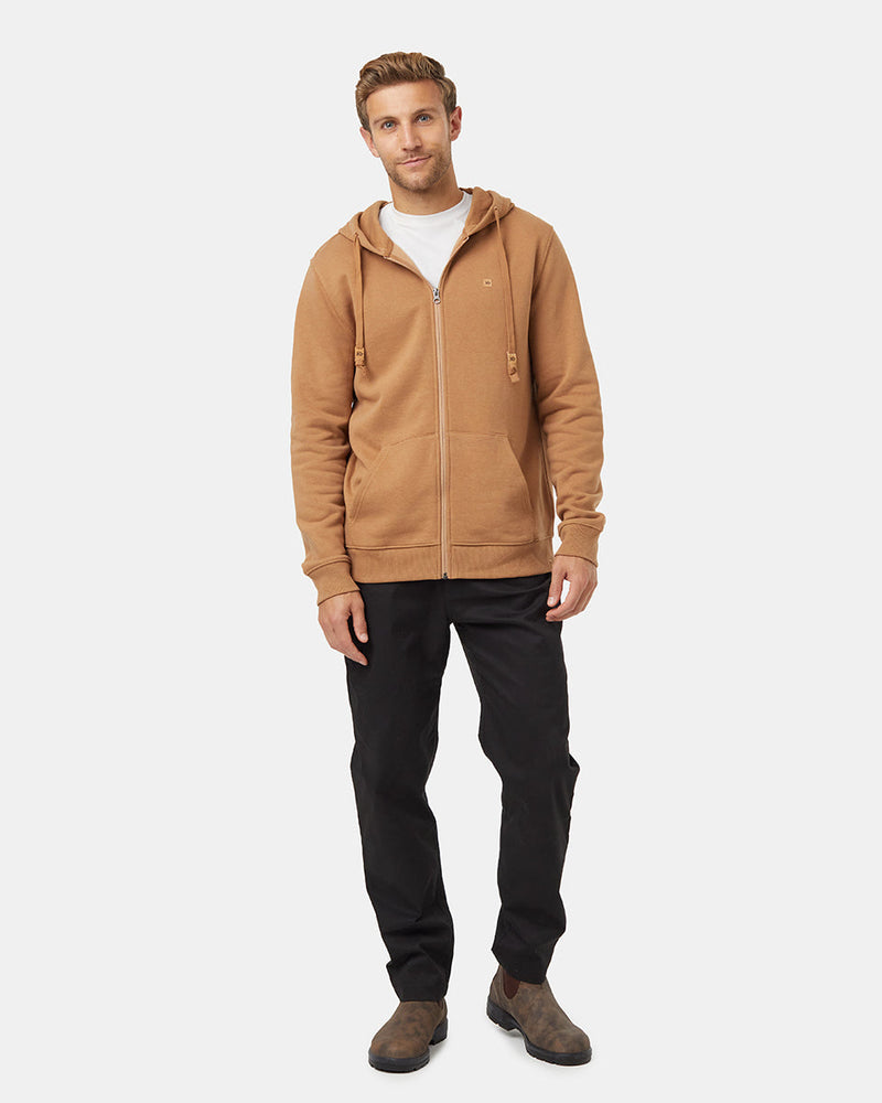 Camel-Mens-Cotton-Zip-Up-Hoodie