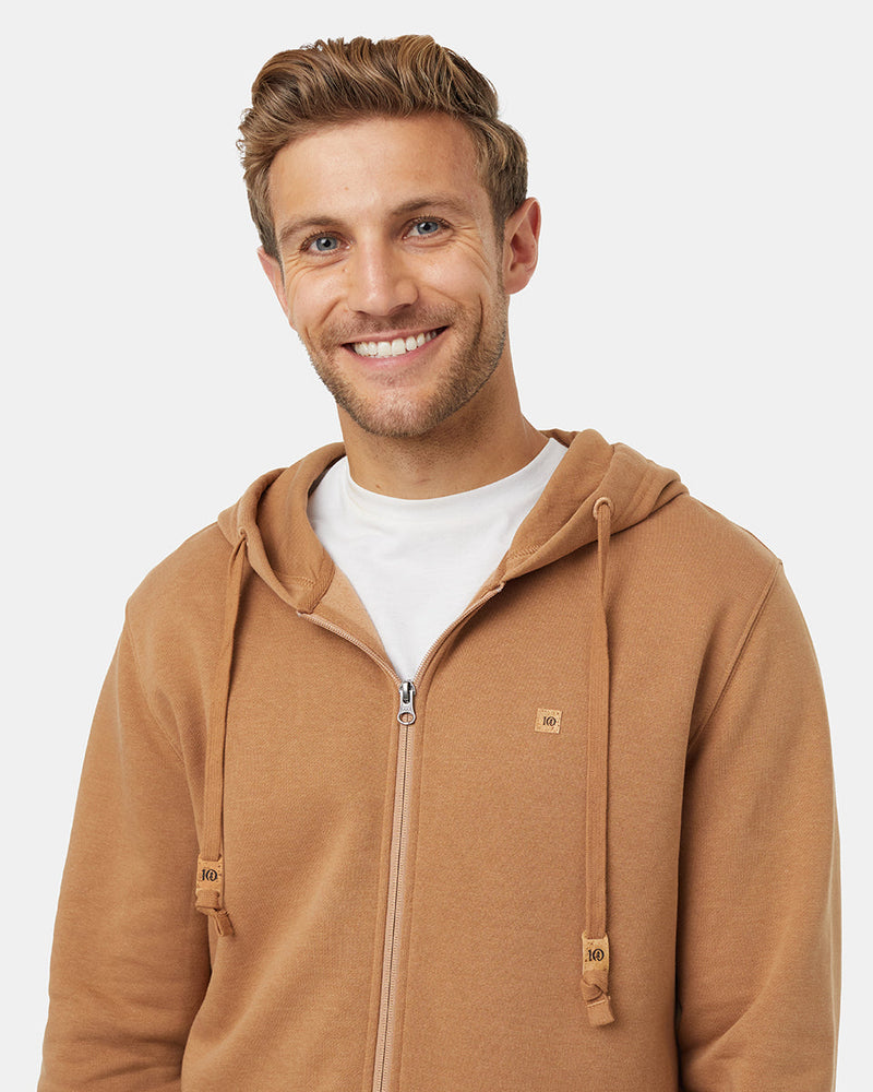 Camel-Mens-Cotton-Zip-Up-Hoodie