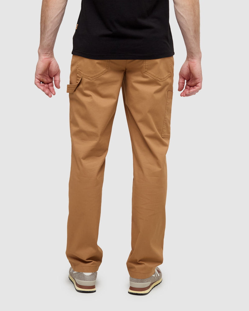 Camel-Regular-Mid-Rise-Straight-TechBlend-Pant