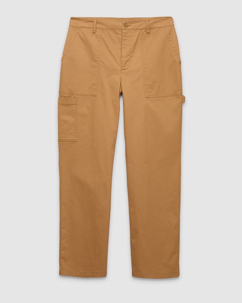 Camel-Regular-Mid-Rise-Straight-TechBlend-Pant