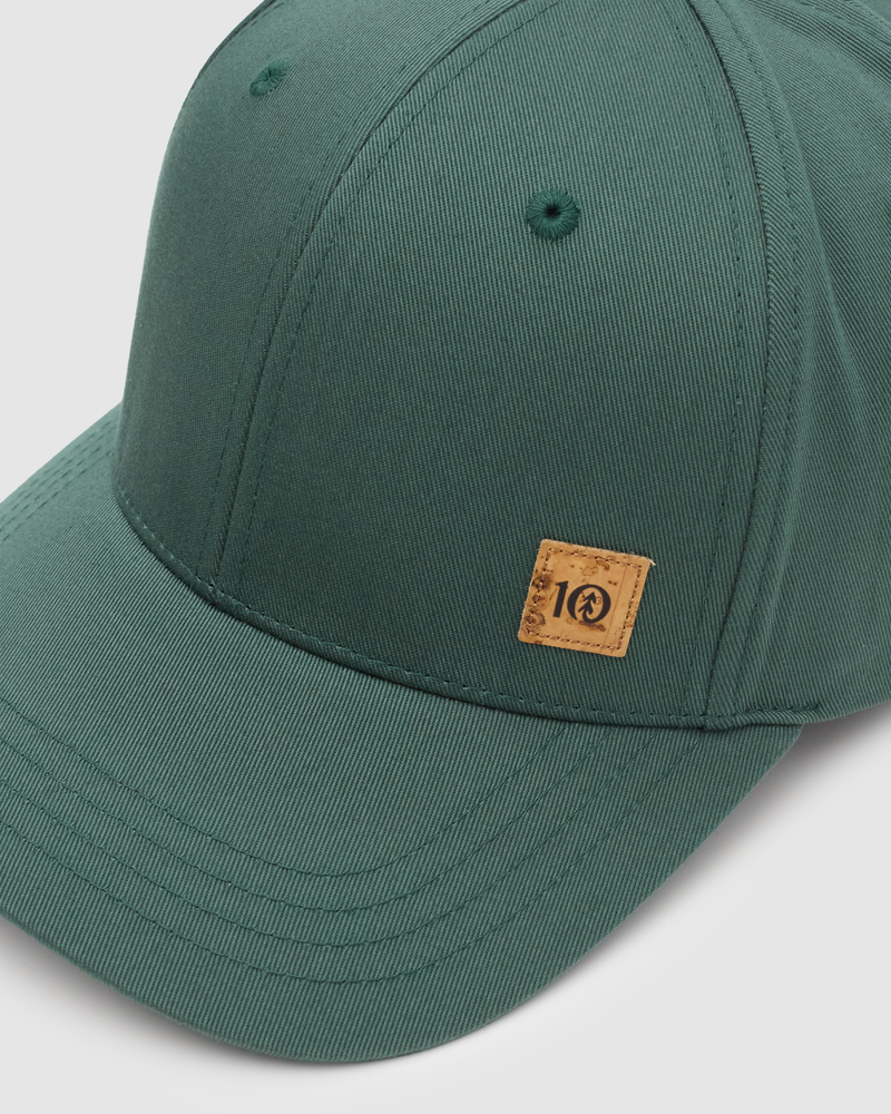 Green-6-Panel-Medium-Profile-Baseball-Cap