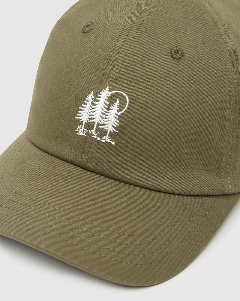 Green-Adjustable-Low-Profile-Baseball-Cap