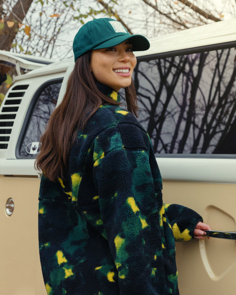 Green-Adjustable-Organic-Cotton-Baseball-Cap