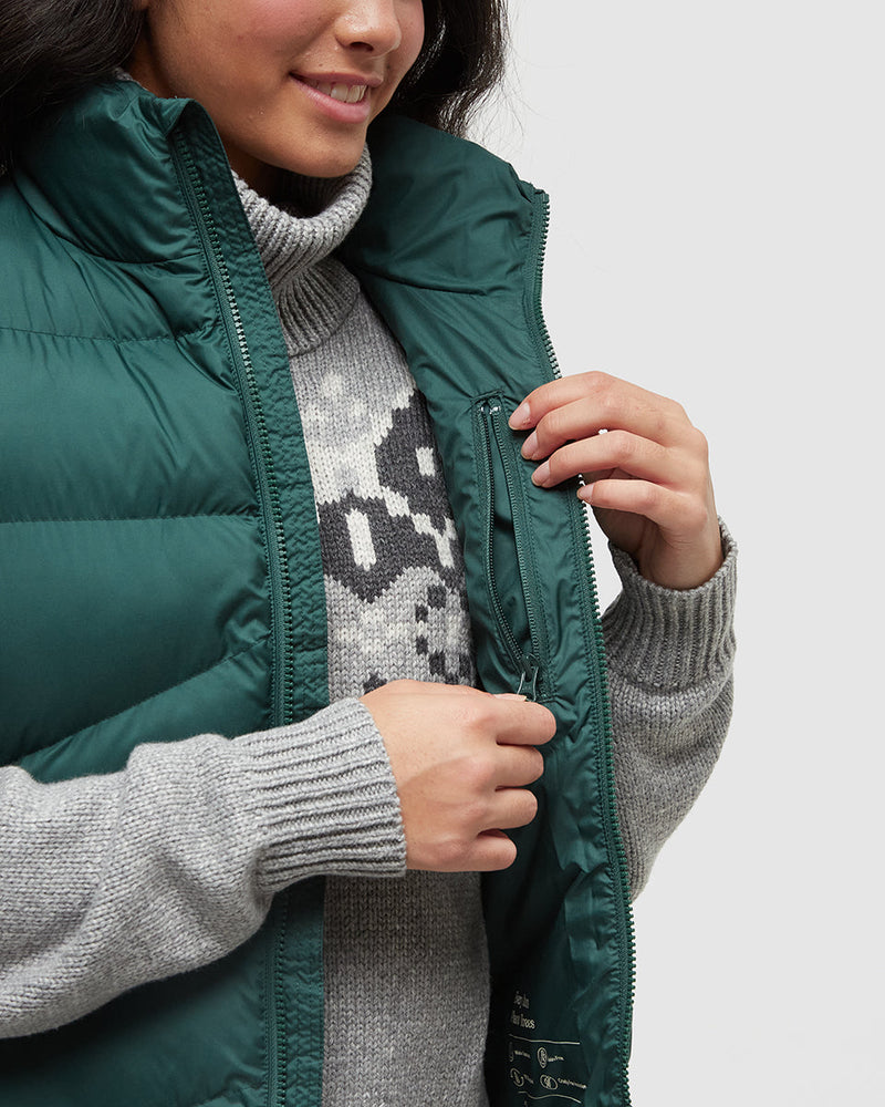 Green-Cloud-Shell-Puffer-Vest