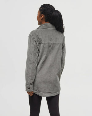 Green-Corduroy-Oversized-Fit-Shirt-Jacket