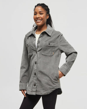 Green-Corduroy-Oversized-Fit-Shirt-Jacket