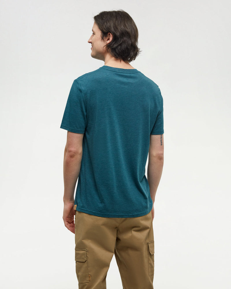 Green-Crew-Neck-Graphic-Shortsleeve-T-Shirt