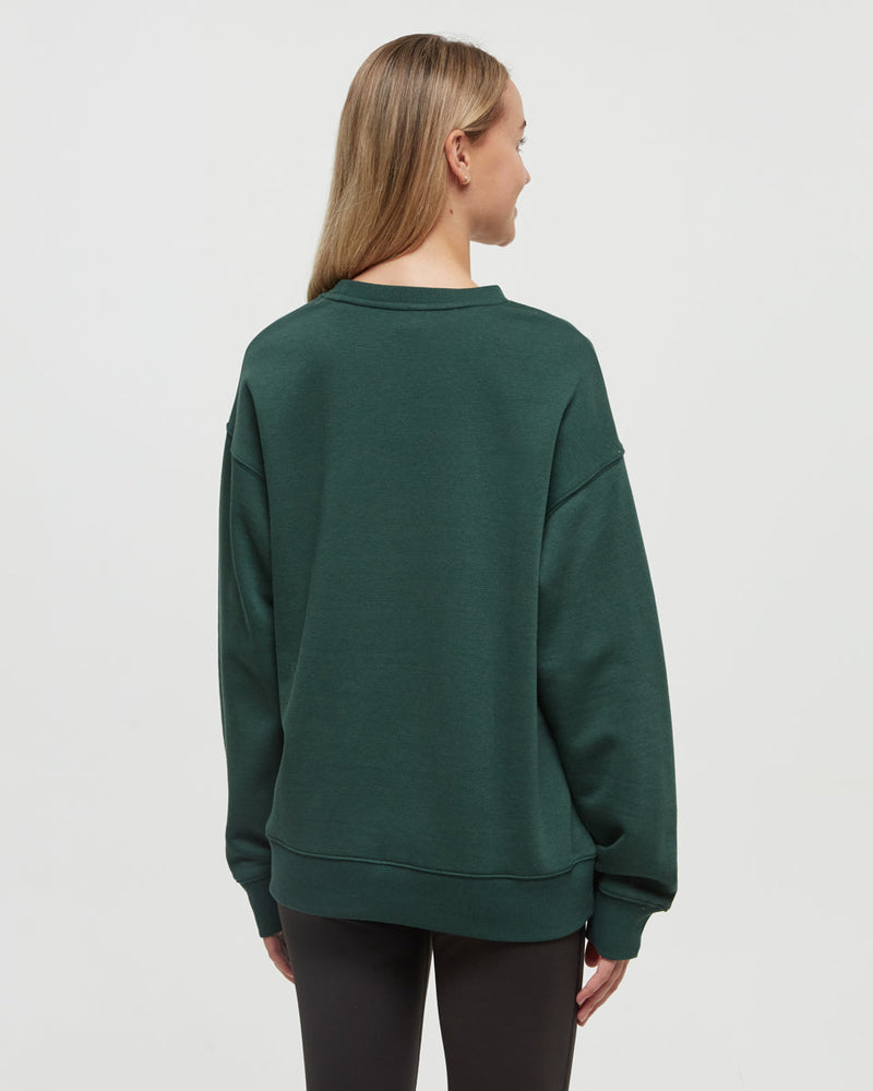 Green-Crew-Neck-Graphic-Sweatershirt