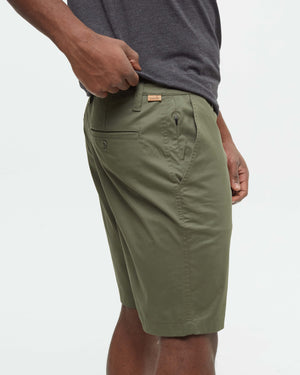 Green-Eco-Friendly-Mid-Rise-Shorts