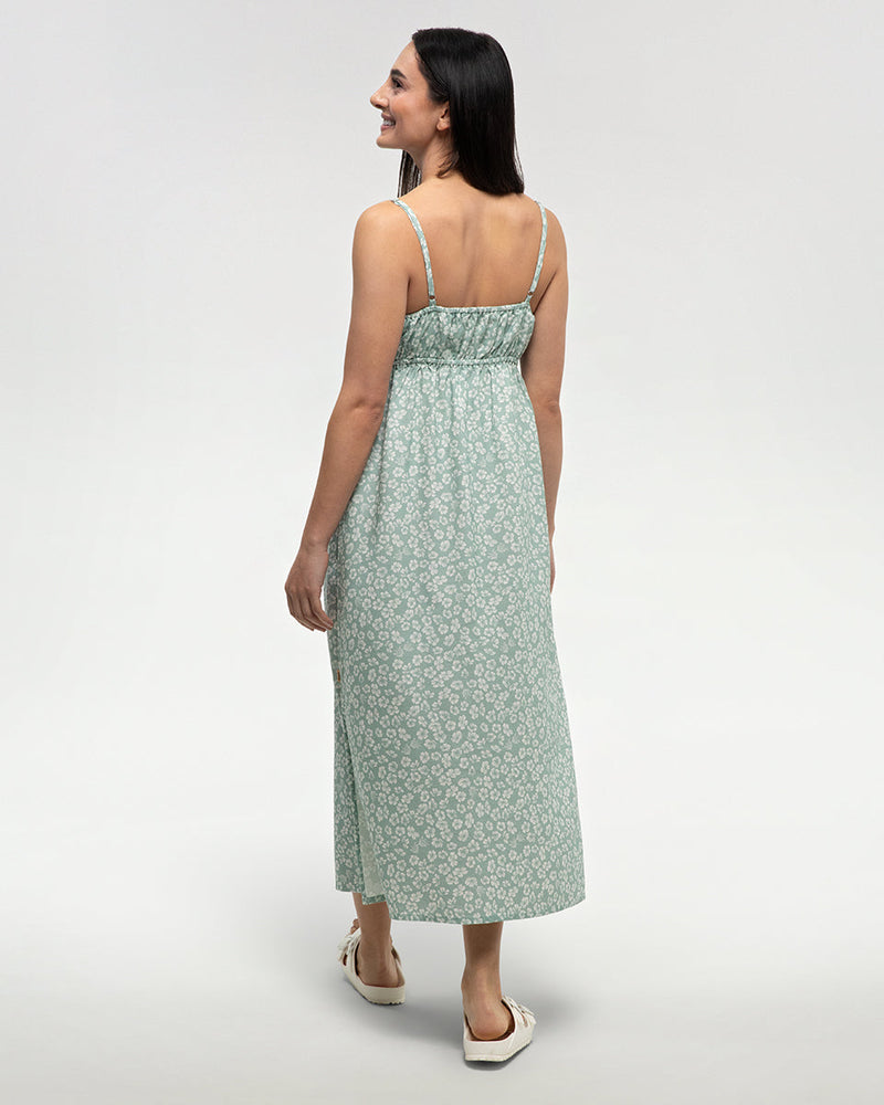Green-Fit-_-Flare-Tie-Front-Maxi-Dress