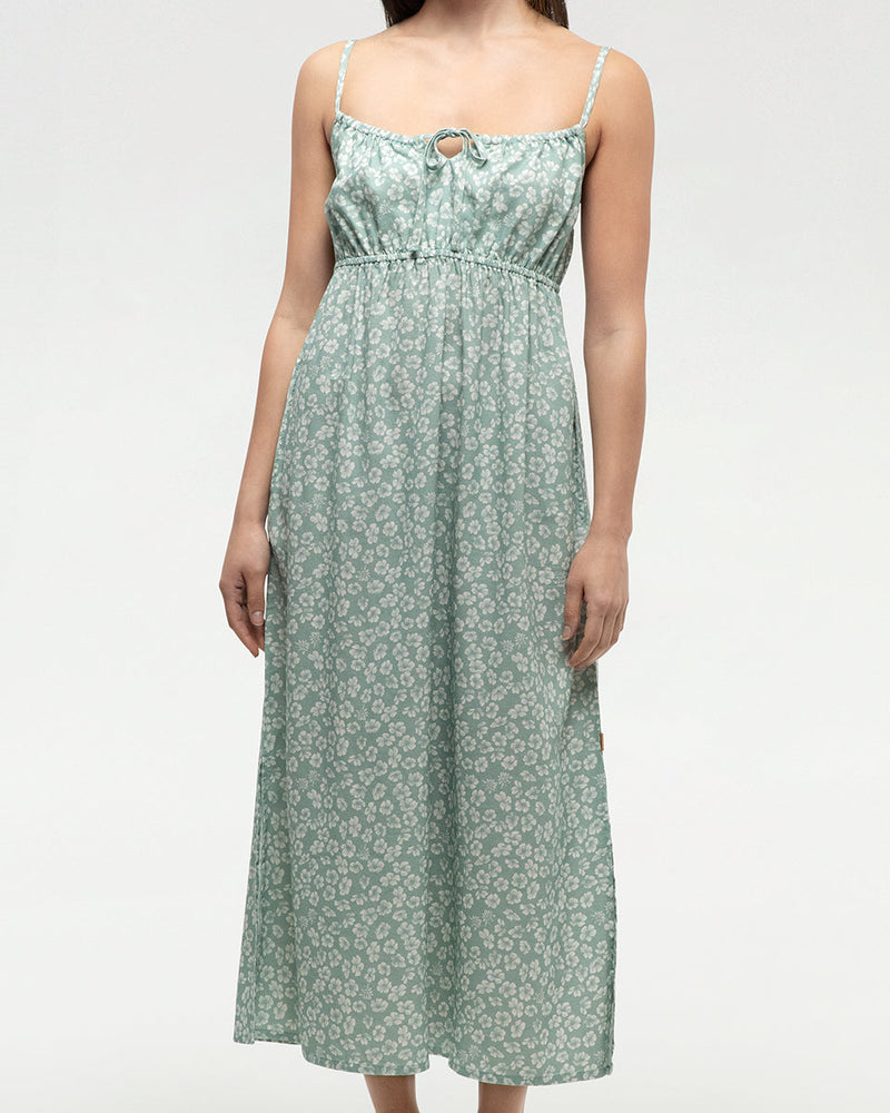 Green-Fit-_-Flare-Tie-Front-Maxi-Dress