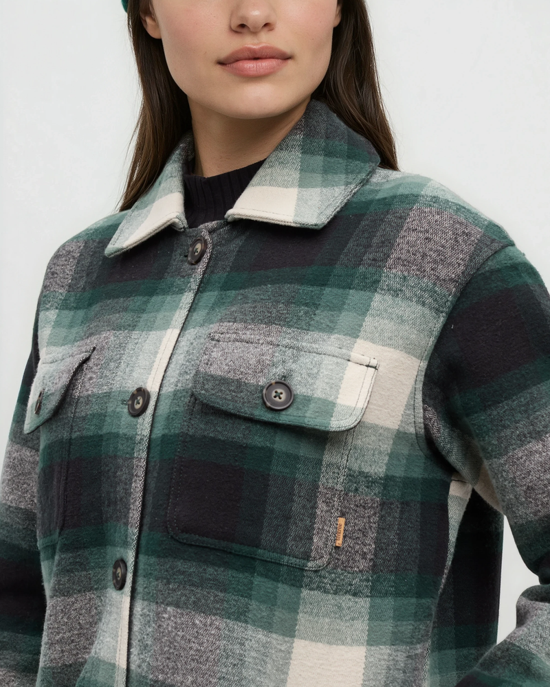 Green-Heavy-Weight-Flannel-Long-Jacket