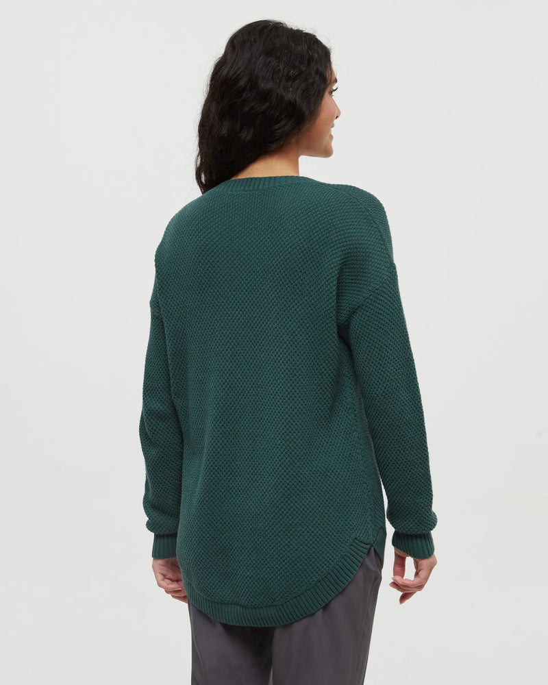 Green-Highline-Drop-Shoulder-Sweater