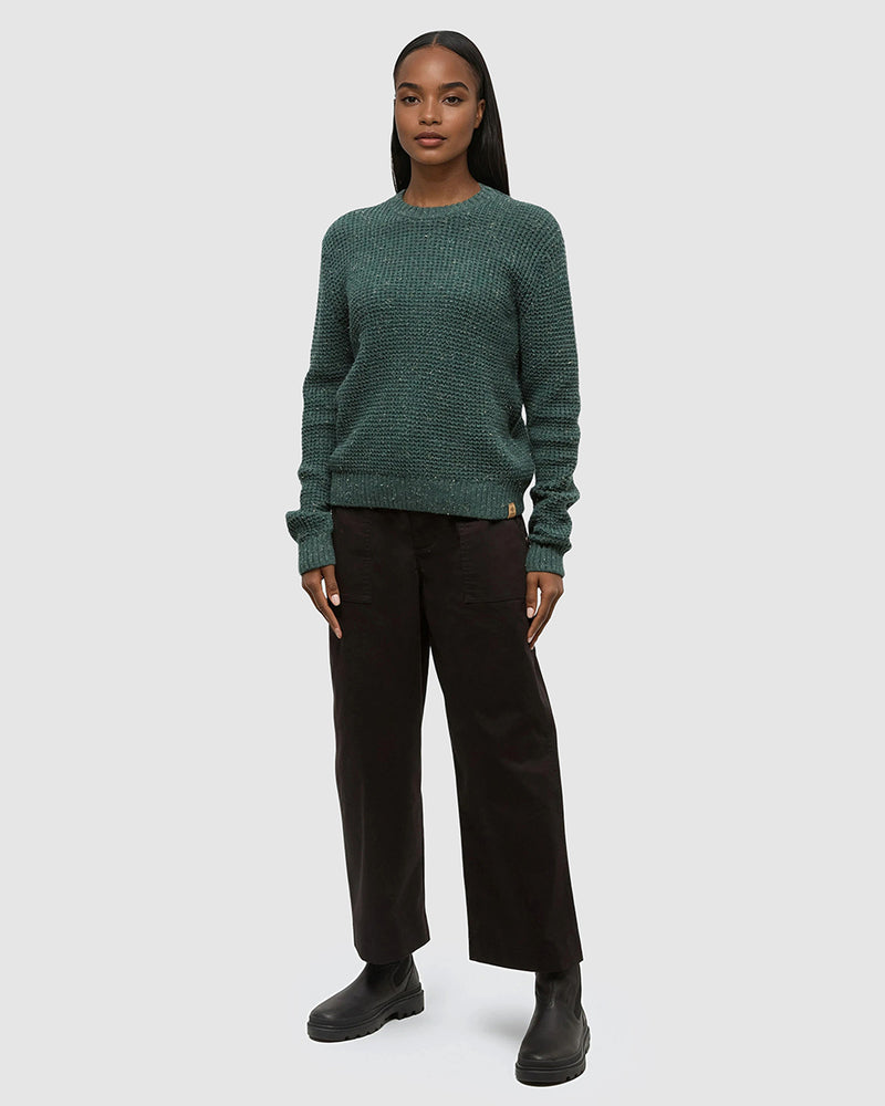 Green-Highline-Nep-Crew-Sweater