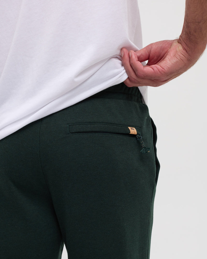 Green-Men_s-Fleece-Straight-leg-Sweatpants