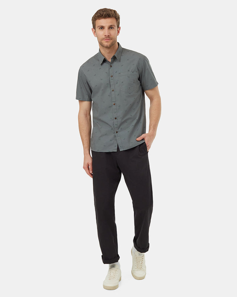 Green-Mens-Button-Up-Shirt