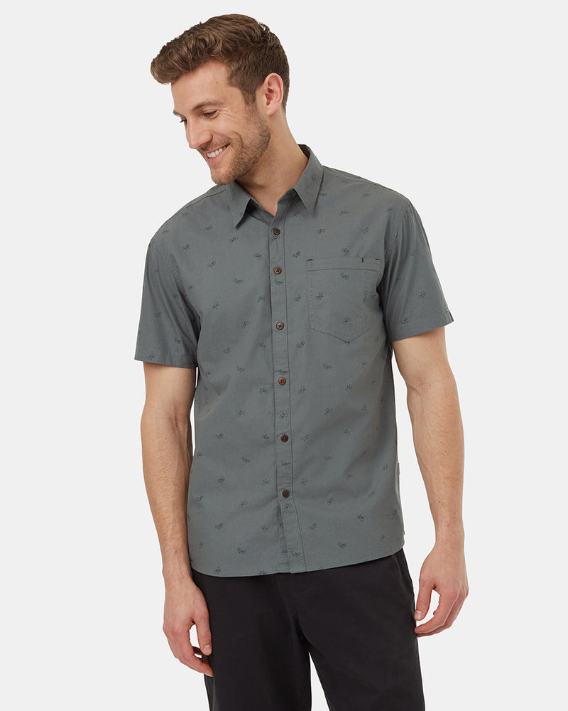 Green-Mens-Button-Up-Shirt