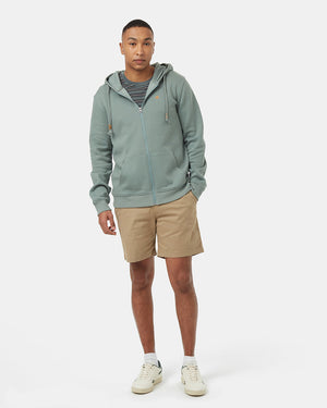 Green-Mens-Cotton-Zip-Up-Hoodie