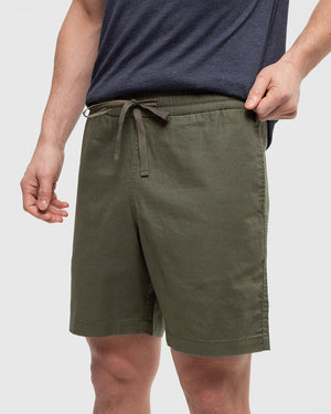 Green-Mens-Hemp-Mid-Rise-Shorts