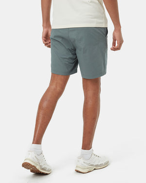 Green-Mid-Rise-Breathable-Shorts