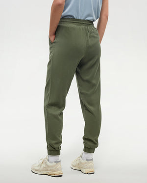 Green-Mid-Rise-Full-Length-Tapered-Sweatpants