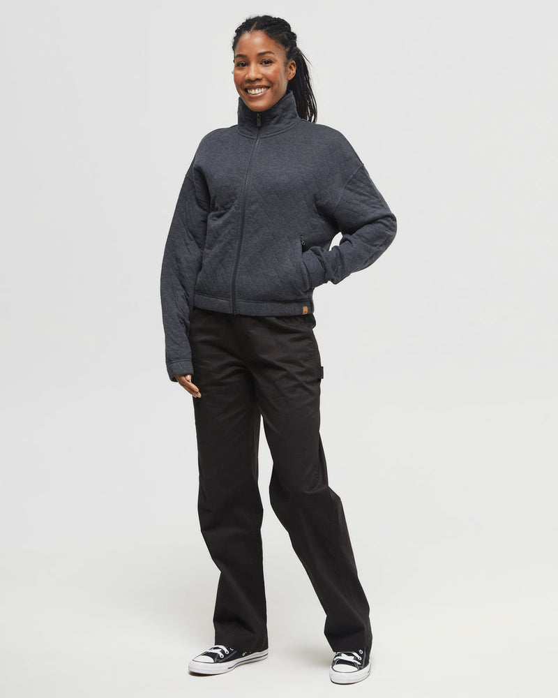 Green-Mock-Neck-Full-Front-Zip-Sweatshirt