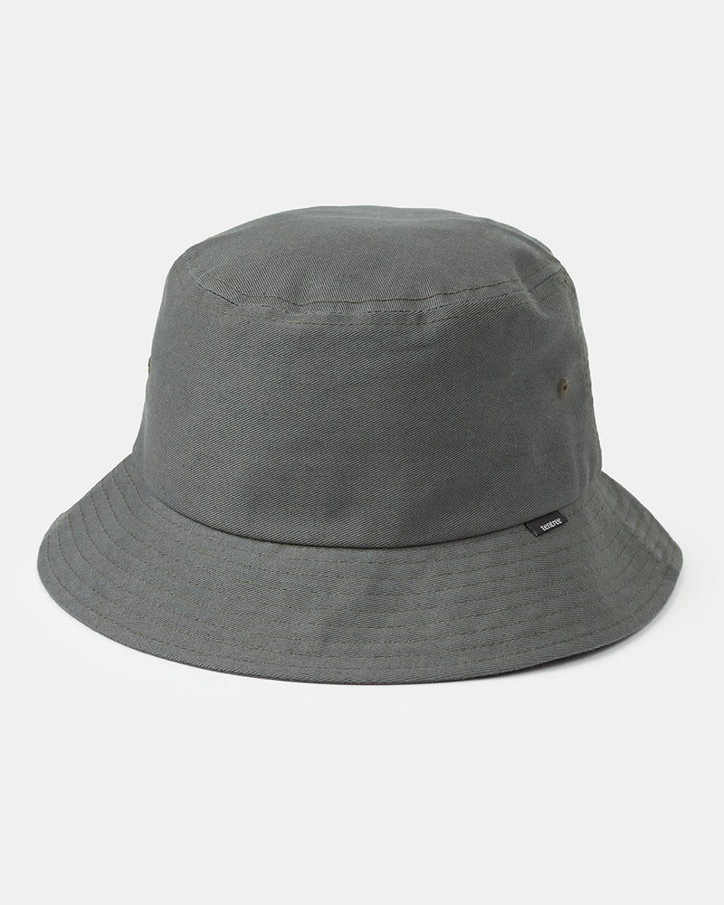 Green-Organic-Cotton-Bucket-Hat *Model is 6'1", wearing size M
